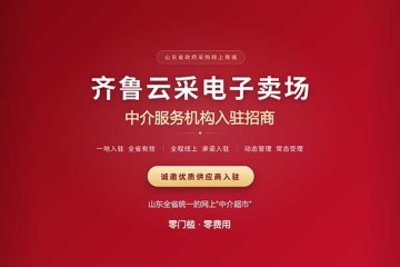 齐鲁云采电子卖场 · 中介服务机构入驻招商